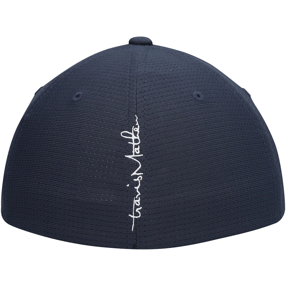 Men's Travis Mathew Navy Logo Bahamas Flex Fit Hat