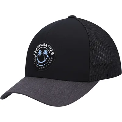 TravisMathew Lake Escape Trucker Snapback Hat - Black