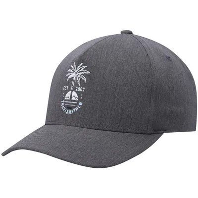 TravisMathew Ozarks Snapback Hat - Heathered Black