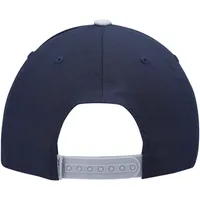 Men's TravisMathew Navy/Gray Skipper Tri-Blend Snapback Hat