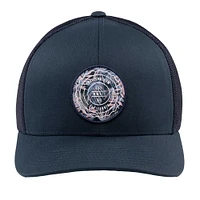 Casquette réglable TravisMathew Navy The Patch Floral Trucker pour hommes