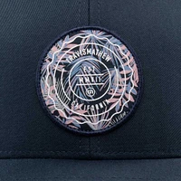 Casquette réglable TravisMathew Navy The Patch Floral Trucker pour hommes