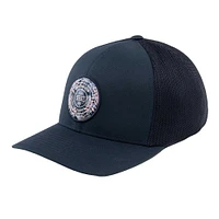 Casquette réglable TravisMathew Navy The Patch Floral Trucker pour hommes