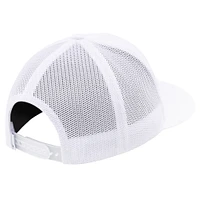 Casquette réglable TravisMathew White The Patch Floral Trucker pour hommes