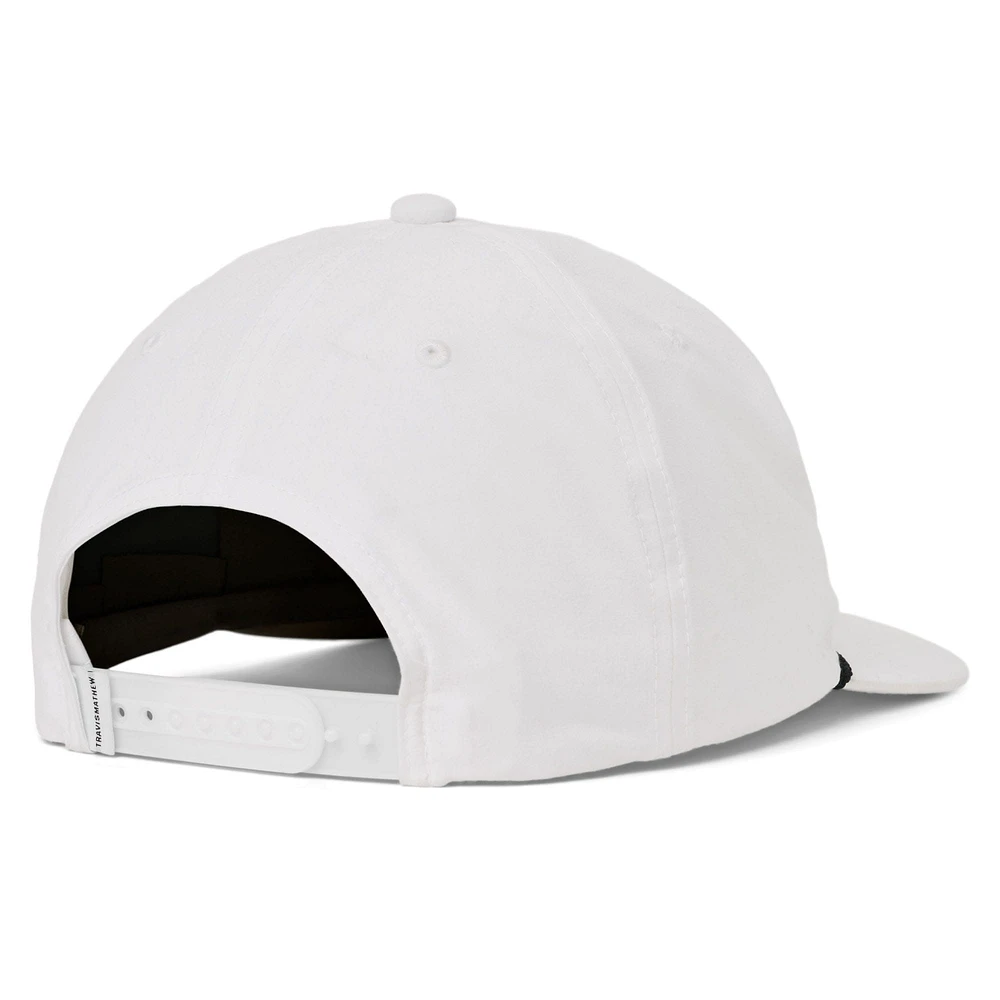 Casquette ajustable Travis Mathew blanche pour homme, préférée des locaux