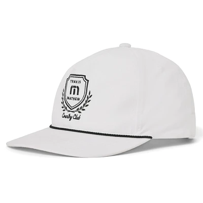 Casquette ajustable Travis Mathew blanche pour homme, préférée des locaux