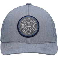 Youth TravisMathew Heathered Gray The Patch Trucker Snapback Hat