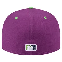 Men's New Era Purple Tri-City Dust Devils Copa de la Diversión 59FIFTY Fitted Hat