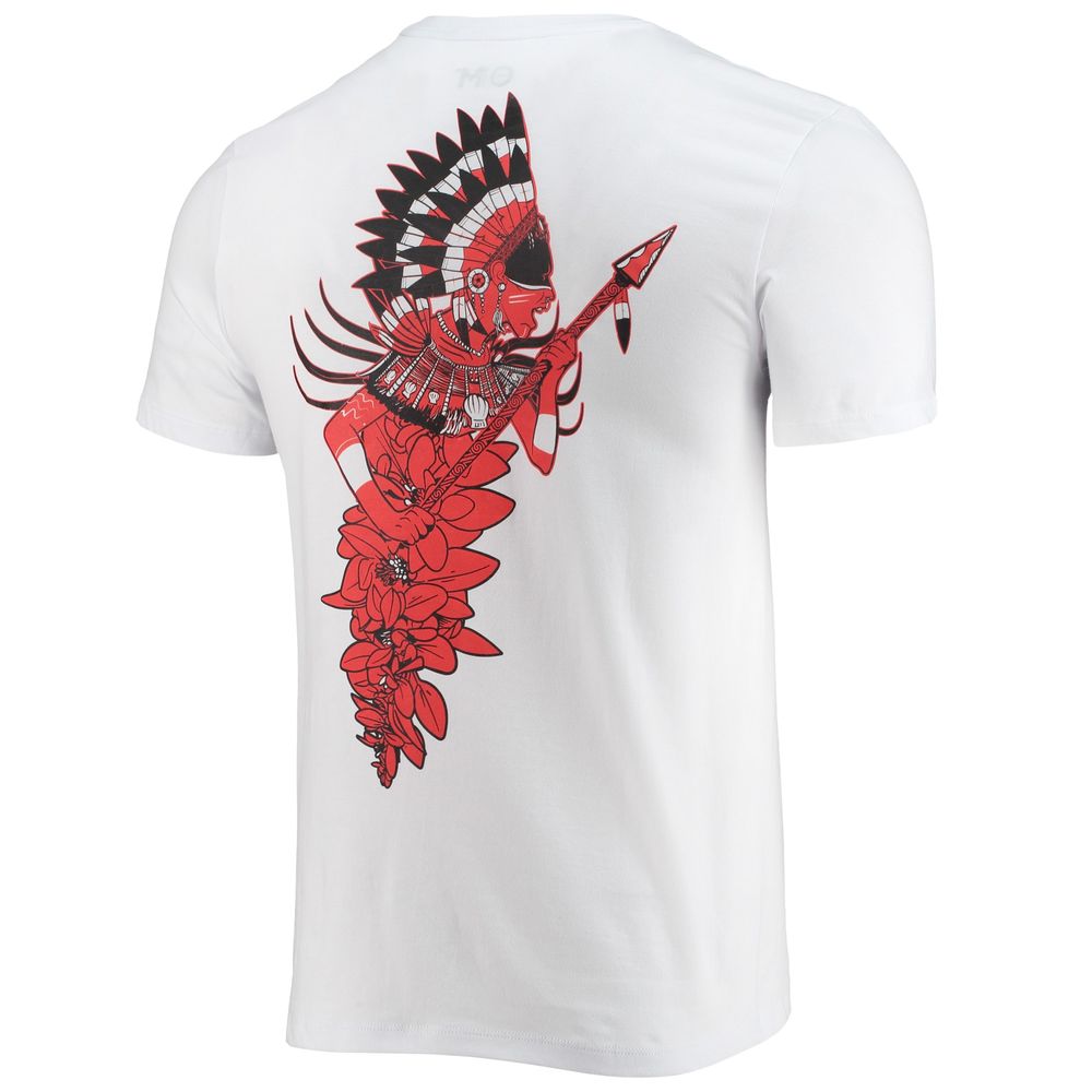 Men's White Trinidad and Tobago National Team Trinbagonian Warrior T-Shirt