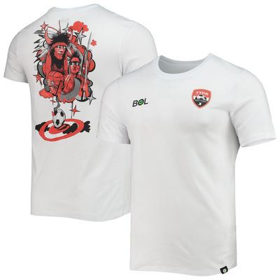 Men's White Trinidad and Tobago National Team Warrior Star T-Shirt