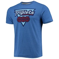 T-shirt Tri-Blend Homme Hommage Royal Triplets Logo