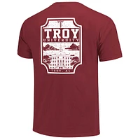 Men's Cardinal Troy University Trojans Logo Campus Icon T-Shirt