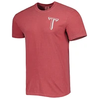 Men's Crimson Troy University Trojans Landscape Shield T-Shirt