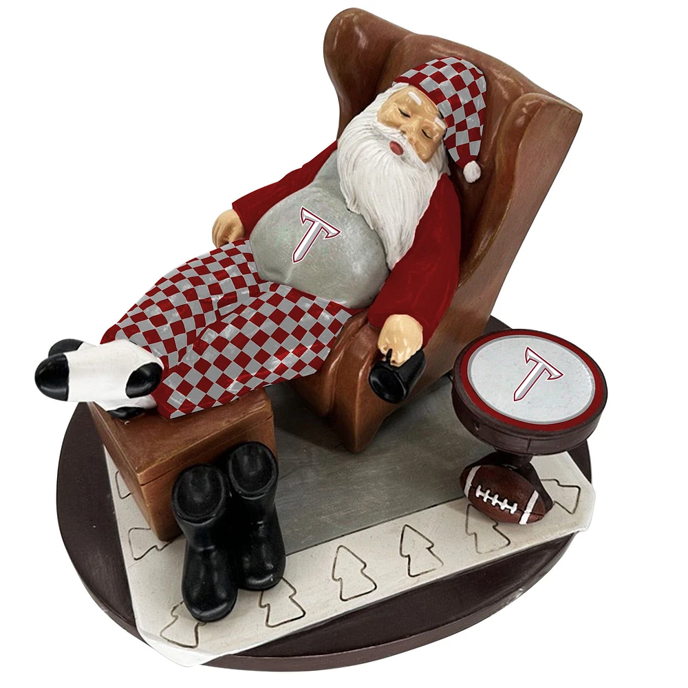 The Memory Company Troy University Trojans Resting Santa Figurine