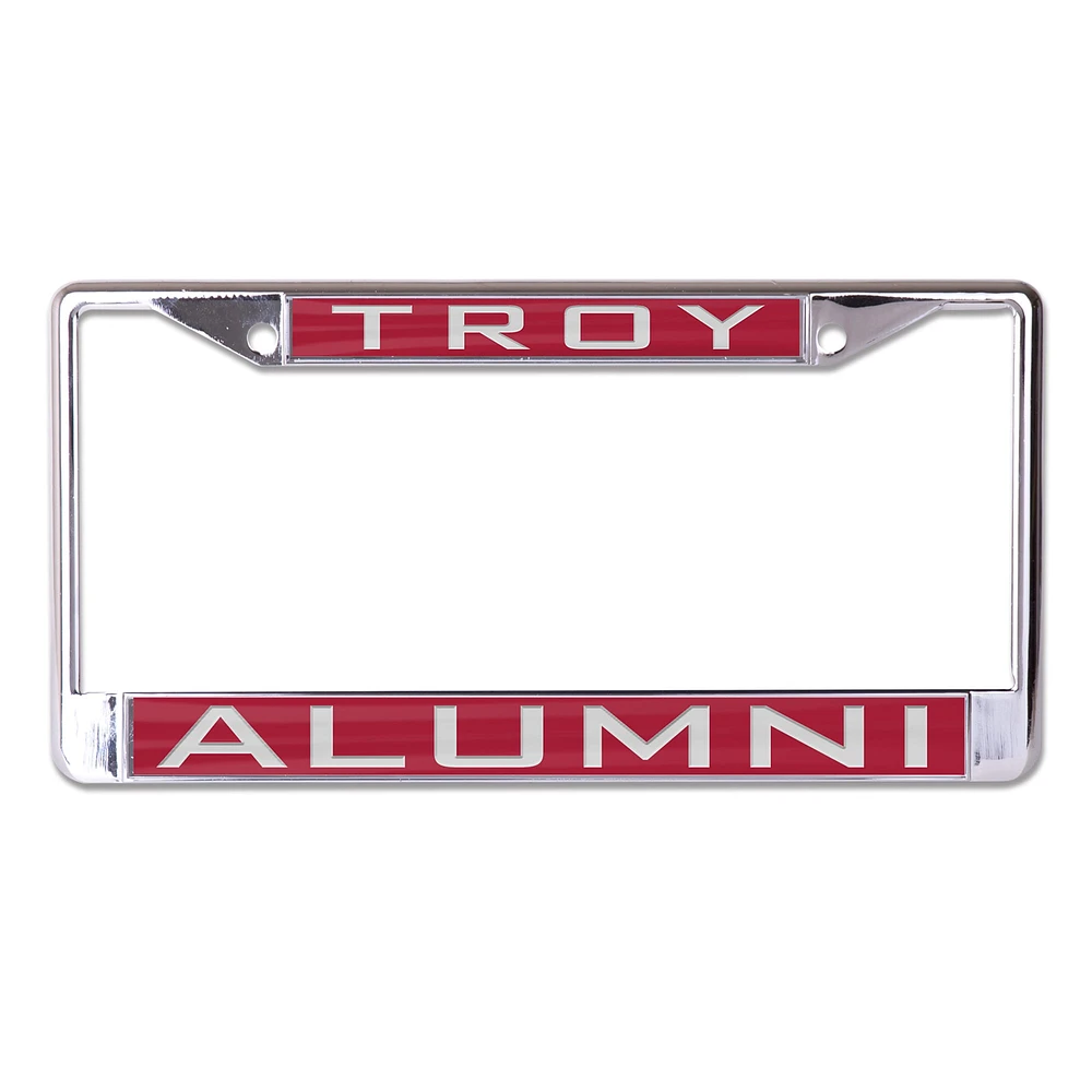 Cadre de plaque d'immatriculation WinCraft Troy University Trojans S/L Alumni