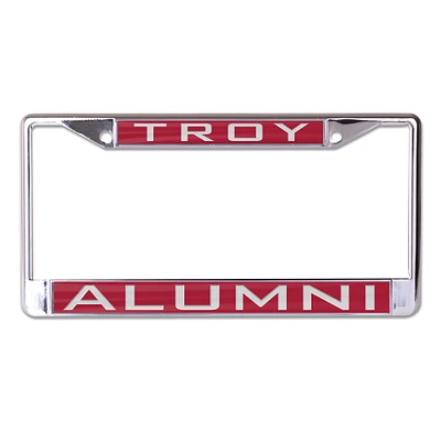 Cadre de plaque d'immatriculation WinCraft Troy University Trojans S/L Alumni