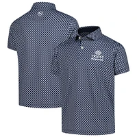 Boy's Youth Puma  Navy Truist Championship Micro Floral MATTR Polo