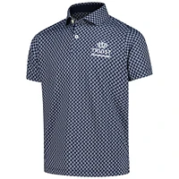 Boy's Youth Puma  Navy Truist Championship Micro Floral MATTR Polo