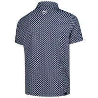 Boy's Youth Puma  Navy Truist Championship Micro Floral MATTR Polo