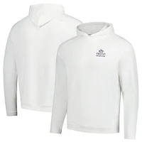 Men's Peter Millar  White Truist Championship Pine Performance Raglan Pullover Hoodie