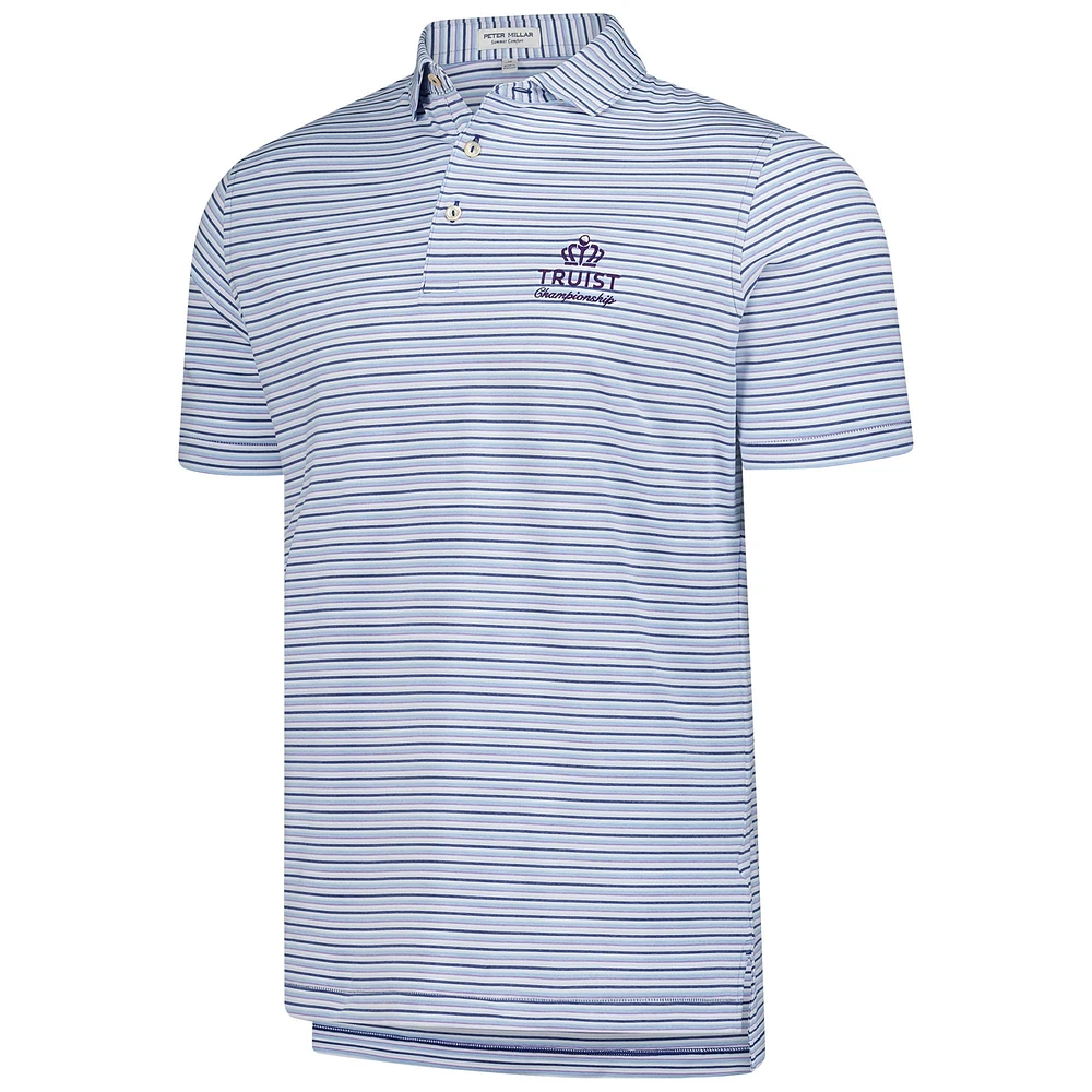 Men's Peter Millar Blue Truist Championship Avent Performance Jersey Polo