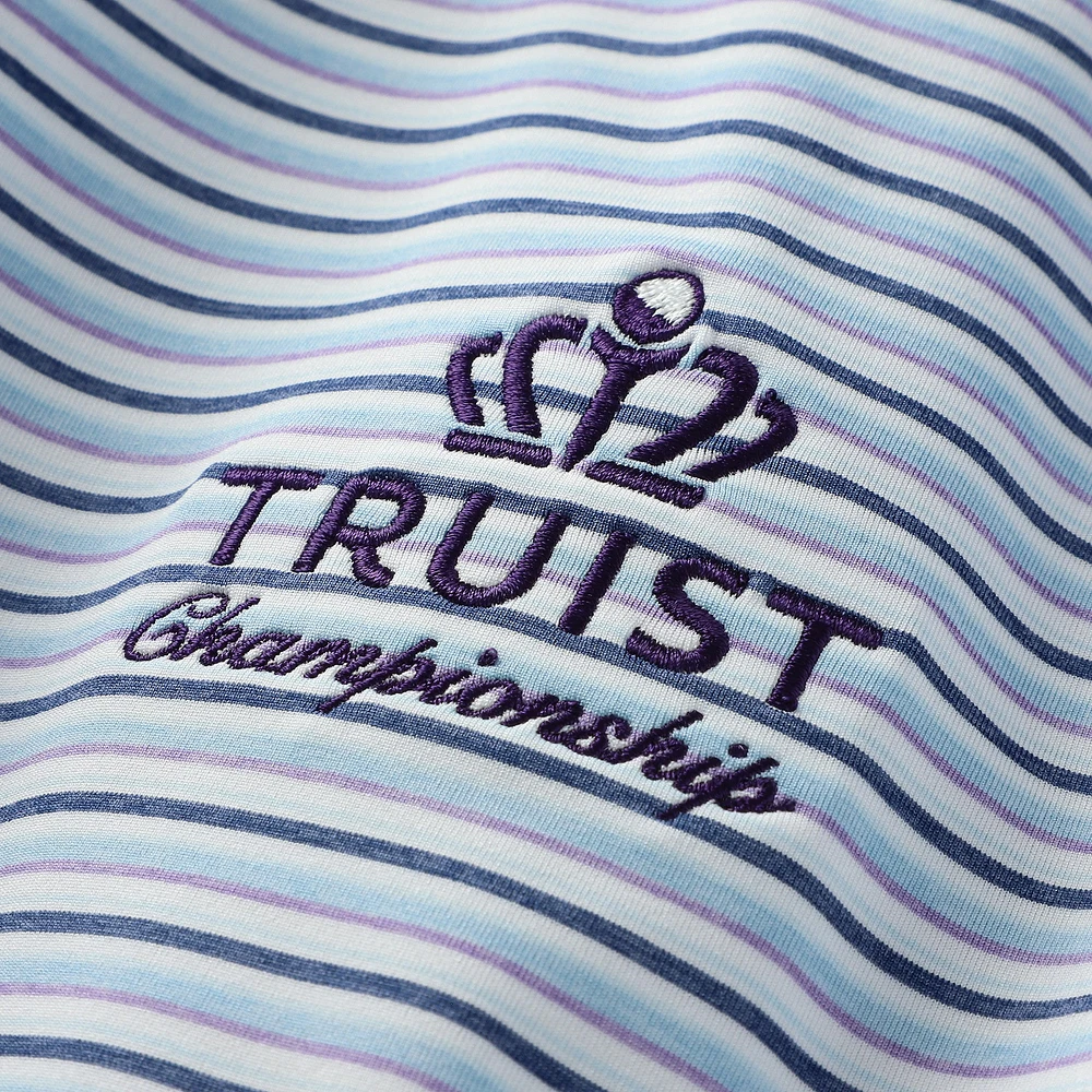 Men's Peter Millar Blue Truist Championship Avent Performance Jersey Polo