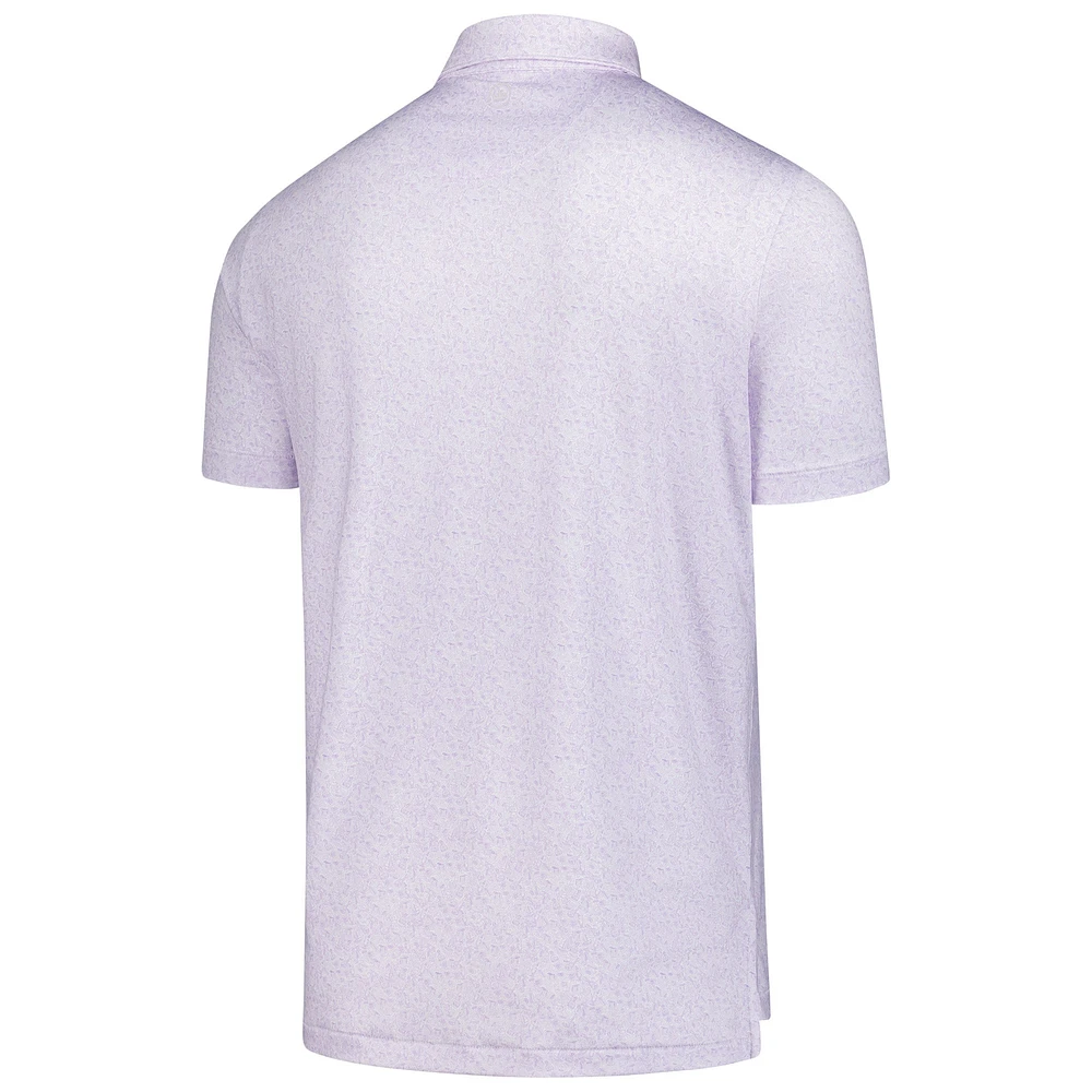 Men's Peter Millar Light Purple Truist Championship Getaway Performance Jersey Polo