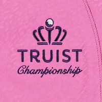 Women's FootJoy  Pink Truist Championship Raglan Embossed Quarter-Zip Pullover