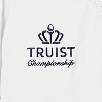 Women's Peter Millar  White Truist Championship Opal Sleeveless Jersey Polo
