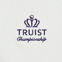 Women's Under Armour  White Truist Championship Drive Charm Cropped Polo