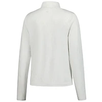Women's Under Armour  White Truist Championship Rose Jacquard UA Tech Quarter-Zip Pullover