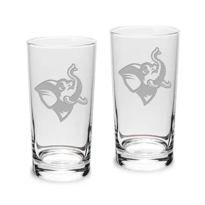 Tufts University Jumbos 10oz. 2-Piece Highball Glass Set