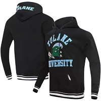 Sweat à capuche Pro Standard Tulane Green Wave Classic Stacked logo pour homme avec noir