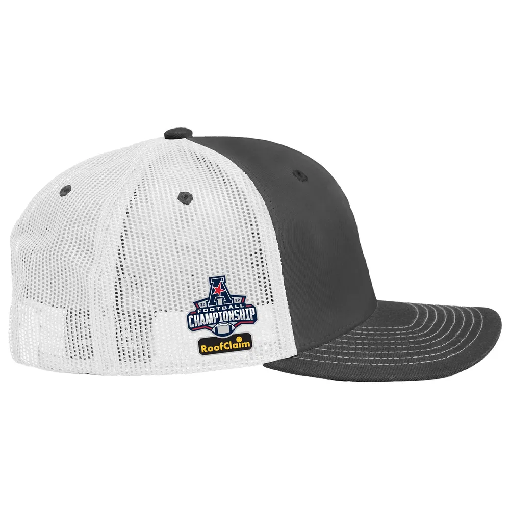 Casquette de camionneur ajustable pour hommes Zephyr anthracite/blanc Tulane Green Wave 2022 AAC Conference Champions Locker Room