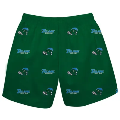 Tulane Green Wave Toddler Pull On Shorts