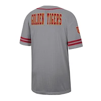 Men's Colosseum Gray Tuskegee Golden Tigers Free Spirited Baseball Jersey