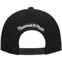 Men's Mitchell & Ness Black Tuskegee Golden Tigers Pattern Snapback Hat