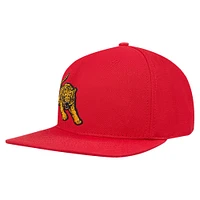 Casquette Snapback pour homme Pro Standard Crimson Tuskegee Golden Tigers avec logo de la mascotte