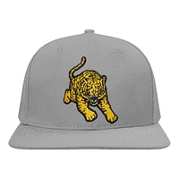 Men's Pro Standard Gray Tuskegee Golden Tigers Mascot Logo Snapback Hat