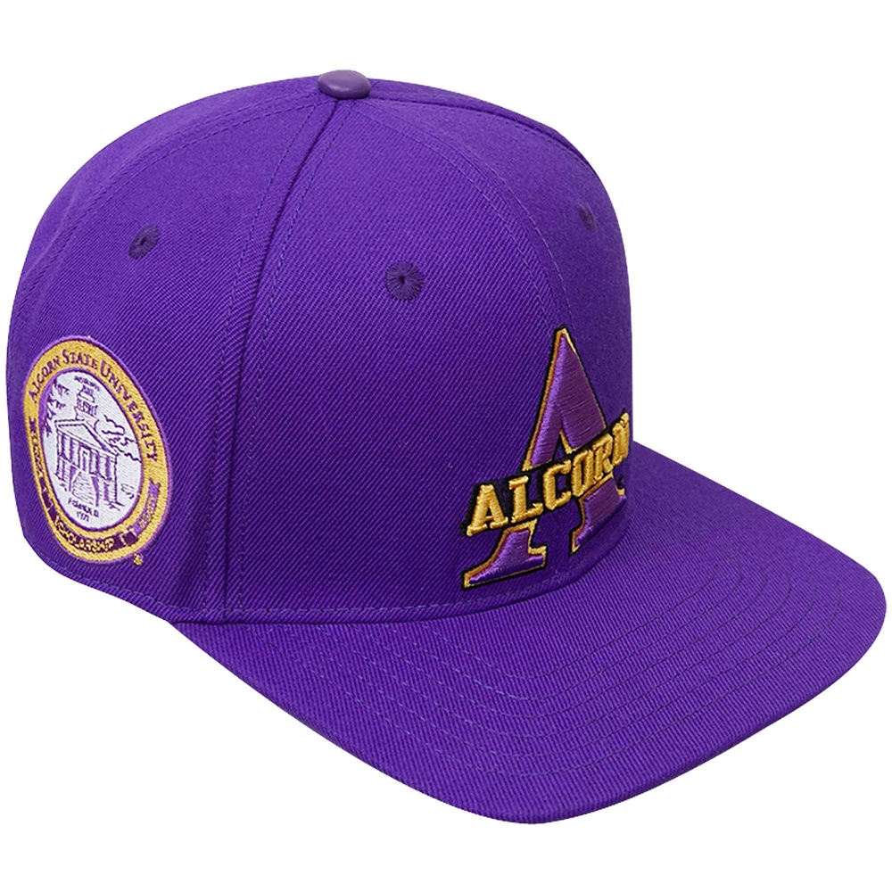 Casquette Snapback violette Pro Standard pour homme avec logo principal des Golden Tigers de Tuskegee