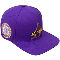 Men's Pro Standard Purple Tuskegee Golden Tigers Primary Logo Snapback Hat