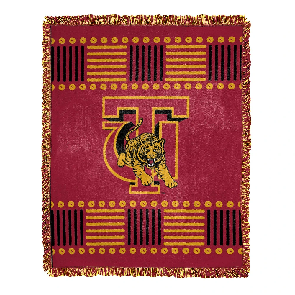 The Northwest Group Tuskegee Golden Tigers Homage Jacquard Throw Blanket