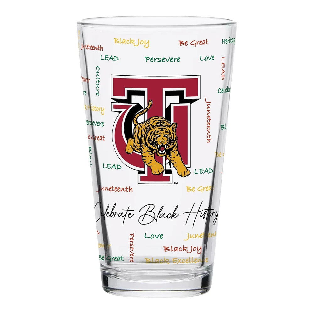 Tigres dorés de Tuskegee 16oz. Verre à pinte