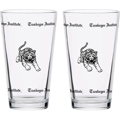 Tuskegee Golden Tigers Pack de deux Knockout 16 oz. Ensemble de verres à pinte