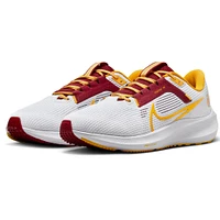 Chaussure de running Nike Tuskegee Golden Tigers Zoom Pegasus 40 unisexe blanche