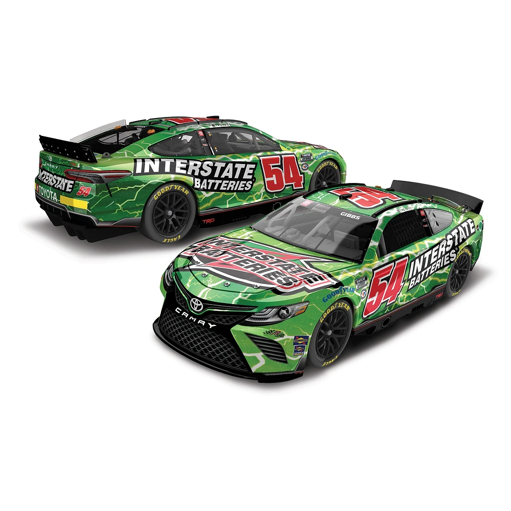 Action Racing  Ty Gibbs 2023 #54 Interstate Batteries Black 1:24 Elite Die-Cast Toyota Camry TRD