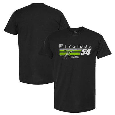 T-shirt Ty Gibbs Hot Lap noir de la collection Joe Racing Team pour homme