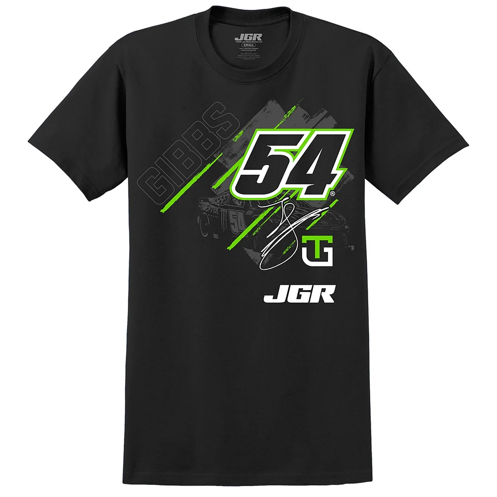 Men's Joe Gibbs Racing Team Collection Black Ty Monster Energy Car T-Shirt