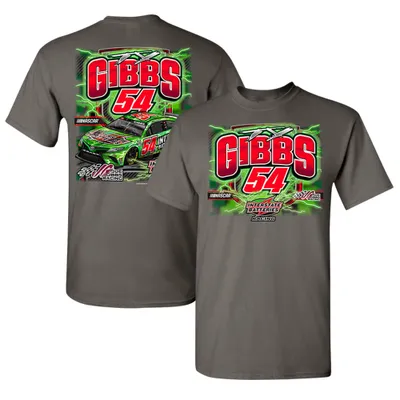 Ty Gibbs Joe Racing Team Collection Interstate Batteries Car T-Shirt - Charcoal