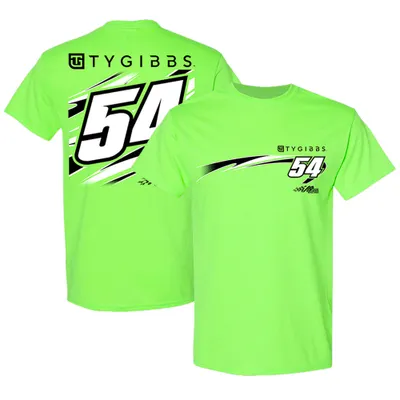 Ty Gibbs Joe Racing Team Collection Lifestyle T-Shirt - Neon Green